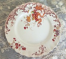 Sarreguemines Fleury fajansz kis tányér 