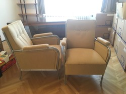Bauhaus stílusú csővázas fotelek 2 db