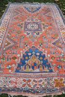 Régi csomózott perzsa szőnyeg nagy méret 295 x 187 cm +rojt