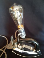 Steampunk Vasaló lámpa, lámpa vasaló
