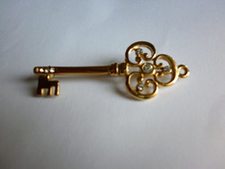 Vintage kulcs alakú brosstű 26. 