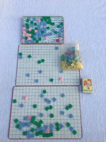 Retro játék társasjáték mágneses tábla 3 darab + rengeteg betű 