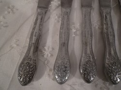 Cutlery - mink - 6 Soviet pieces - 23 x 2 cm, very nice.