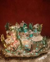 Világítós színváltó ledes karácsonyi dekoráció