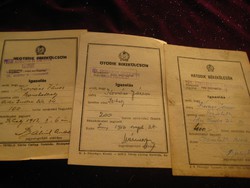 Peace loan return certificate from 1953-1954