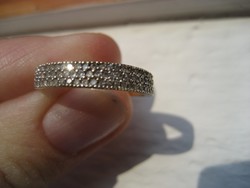 "Csillagpor" negyed karátos gyémánt arany gyűrű,
