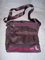 Vintage Large Unisex Brown DIESEL Shoulder Bag