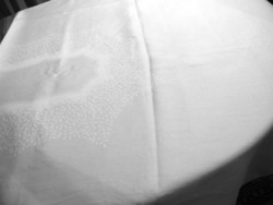 Damaszt abrosz, fehér,  220 x 160 cm MV