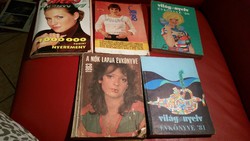 Retro évkönyvek eladók! Füles 1997,Nők lapja 1983,Világ nyelv 80-81,Éva 78 év.