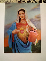 Térbeli Szűz Mária képeslap  