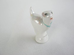 Hollóházi porcelán cica