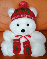 Vintage GYŰJTŐI RITKASÁG karácsonyi mackó Jingle bear