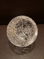 Gömb alakú kristály tartóedény hibátlan