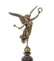 1 Ft-os aukció// Gyönyörű szép Arkangyal bronz szobor