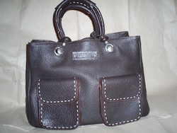 Vintage genuine leather jil sander women's handbag