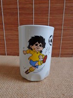 Zsolnay porcelán pohár - 1982-es Labdarúgó VB emlékére