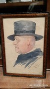 Baday akvarell 1918-ból eladó