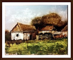 Ajánlatra várva - Kormány József - Tanyavilág ( 50 x 40 )