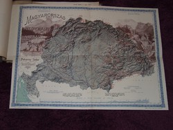 1920-as kiadás Magyarország gazdasági térképekben ritka