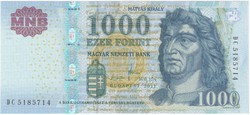 1000 Forint 2011 DC -UNC