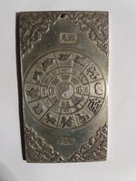 Buddha tibeti ezüst-Sárkány szobor amulett