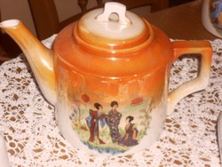 Zsolnay   gésa antik jelenetes teás kanna