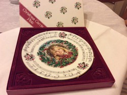 Royal Doulton angol porcelán Christmas Carol Collector plate gyüjtőknek