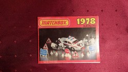 MATCHBOX KATALÓGUS 1978
