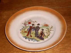 Zsolnay gésa tányér 15 cm