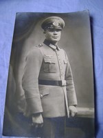 WW2,Német tiszt ,EREDETI STÚDIÓ FOTÓ  súdíó pecsétel  albumba volt sajnos ragasztva