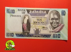 Zambia 10 kwacha 1980 UNC