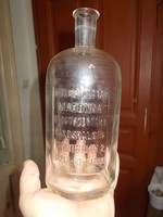 antik patika üveg miklós aladár madonna gyógyszertár 1 liter 