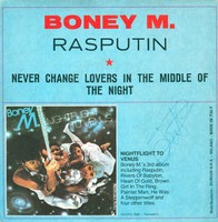 A Boney M. együttes Rasputyin c. dedikált kislemeze eladó