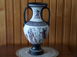 Nagyon szép állapotban görög amfóra, váza