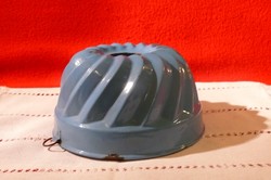 Zománcos kék kuglóf sütő, zománcozott kuglóf sütőforma
