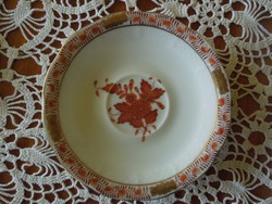 Herend aponyi orange bowl, saucer