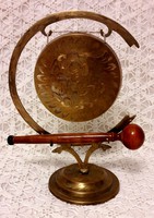 Asztali gong,sárgaréz
