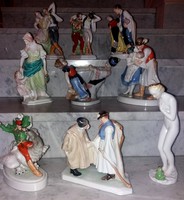 Herend collection for sale 9 pieces of figure