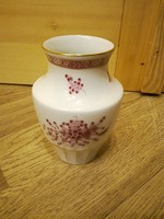 Herendi pur-pur Waldstein mintás porcelán barokk váza
