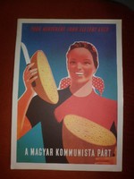 politikai plakát magyar kommunista párt