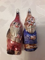 Karácsonyfadísz régi üveg törpe 2 db - gergely1 felhasználónak