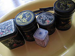 4 db-os kínai teás doboz gyűjtemény