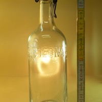 "Ilona" babérágas, csatos, színtelen ásványvizes üveg (535)