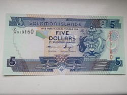 Salamon-szigetek 5 dollár 2006 UNC