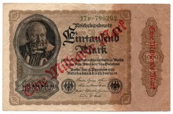 Németország felülbélyegzett 1 milliárd német inflációs Márka, 1922
