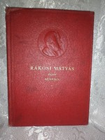 régi könyv ​rákosi mátyás élete képekben 1952