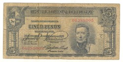 5 pesos 1939 Uruguay