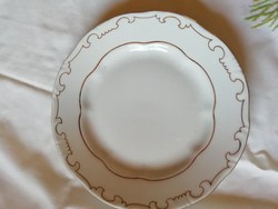 Zsolnay tollazott porcelán süteményes tányér