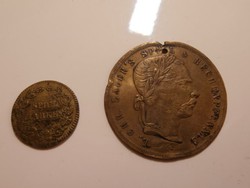 Monarchiás játékpénzek, zsetonok, érmék 7 db