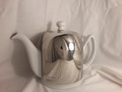 Guy Degrenne design 1953 - jelzett eredeti tea kiöntő thermo melegen tartó porcelán teás kanna